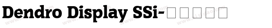 Dendro Display SSi字体转换